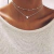 Image of Collar doble corazón simple
