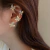 Clip de oreja Butterfly con strass