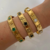 Pulsera Van Cleef Lucky - Acero chapado en oro - comprar online