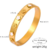 Pulsera Van Cleef Lucky - Acero chapado en oro - Merlina Tiendita