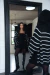 SACO GRUESO RAYADO CON BOTON (art.551) - tienda online