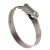 Abrazadera banda estampada acero inoxidable AISI 430 de 7 mm.