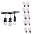 Guirnalda Interconectable Luces Led 5 Mtr 10 Lampara Calidas