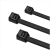 Precinto plastico negro 9 850 X100u.