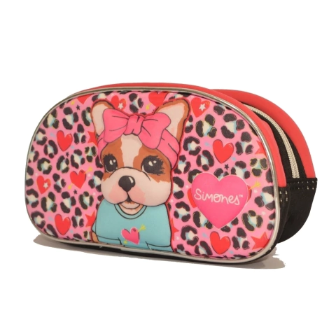 Cartuchera Simones neoprene 2 cierres