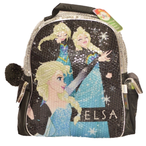 Mochila Frozen Lentejuelas Espalda 12"
