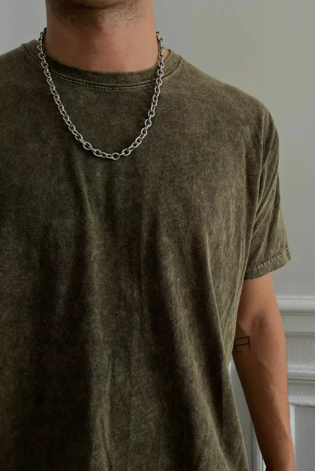 Remera .02 Washed Verde Oversize thumbnail 2