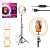 Aro Led DINAX LUZSEL 10″ Con Tripode 2.1m