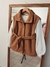 Chaleco Madrid Camel - comprar online