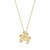 Colar Filhos Casal Banhado a Ouro 18K