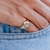 Anel Dedinho Inicial Banho de Ouro 18K - comprar online