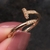 Anel Prego com Pontos de Zircônia Banho Ouro 18K