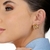 Brinco Argola Tripla Linhas Banhado a Ouro 18K