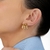 Brinco Argola Tripla Linhas Banhado a Ouro 18K - comprar online