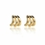 Brinco Argola Tripla Linhas Banhado a Ouro 18K na internet