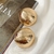 Brinco Maxi Bola Banhado a Ouro 18K