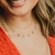 Colar Choker Olho Grego Banhado a Ouro 18K
