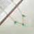 Colar Choker Zircônias Turmalina Banhado a Ouro 18K