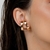 Brinco Ear Hook Duplo Banhado a Ouro 18K - comprar online