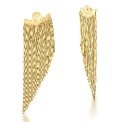 Tarraxa com Franja Banhada a Ouro 18K