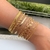 Pulseira Elos Cartier Banhada a Ouro 18K - comprar online
