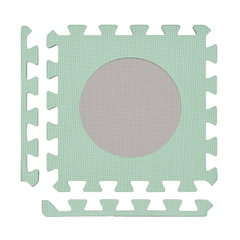 Piso Círculos 30x30cm (9 piezas + Bordes)
