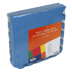 Piso Liso Con Bordes 30x30cm 10mm (6 piezas) - tienda online