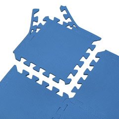 Piso Liso Con Bordes 30x30cm 10mm (6 piezas)