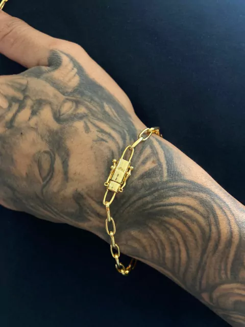 Pulseira Boleada 4mm Aprox 7gr Acabamento inove18k