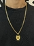 Corrente Cadeado 5mm + Pingente Fé Escudo P Detalhado Aprox 45gr Acabamento inove18k na internet