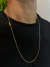 Corrente Cadeado 2mm Aprox 7gr Acabamento inove18k