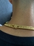 Corrente Grumet 10mm +Pingente Cristo Hungria G Aprox 120gr Acabamento inove18k na internet