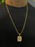 Corrente Boleada 4mm + Pingente Letra Aprox 13gr Acabamento inove18k