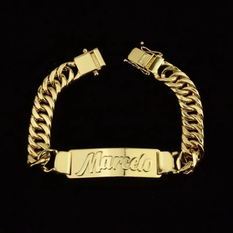 Pulseira Grumet 10mm Personalizada Com Nome (20 dias para produção) - (cópia)