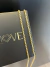 Corrente Cadeado 4mm Aprox 26gr Acabamento inove18k Fecho Canhão 70cm na internet