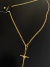 Corrente Cadeado 4mm +Pingente Cruz Amarrada Aprox 21gr Acabamento inove18k na internet