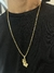 Corrente Cadeado 4mm + Pingente Mão Orando P Detalhado Aprox 23gr Acabamento inove18k - comprar online