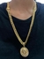 Corrente Grumet 10mm +Pingente Cristo Redondo G Detalhado Aprox 125 gr Acabamento inove18k na internet