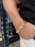 Pulseira Cadeado Quina 8mm Com Fecho Trava Dupla Aprox 27Gr - comprar online