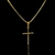 Corrente Veneziana 1.5mm +Pingente Cruz Lisa Aprox 4gr Acabamento inove18k
