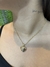 Colar elo português 3mm com pingente nossa senhora coração fem.