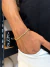Pulseira Cadeado 3mm Fecho Trava Dupla “750” Aprox 6Gr - comprar online
