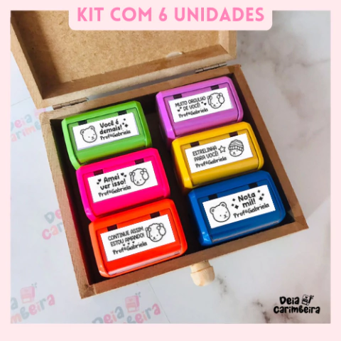Coleção Goods - Kit Premium com 6 Carimbos - Passe a imagem para o lado para visualizar o catálogo