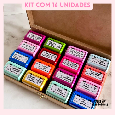 Coleção Goods - Kit Super Premium com 16 Carimbos - Passe a imagem para o lado para visualizar o catálogo - comprar online