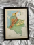 MAPA COLOMBIA FISIOGRAFIA CLIMA Y VEGETACIÓN 36cm x 48cm