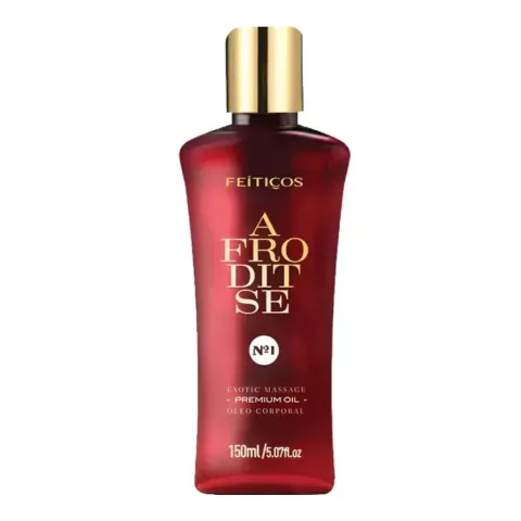 AFRODITSE EXOTIC MASSAGEM PREMIUM ÓLEO CORPORAL 150ML FEITIÇOS AROMÁTICOS