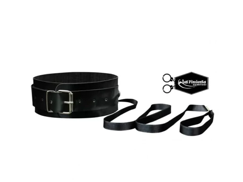 Coleira em verniz com guia - La Pimienta