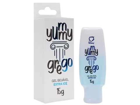 Gel comestível Yummy Grego Refrescante 15ml - Sexy Fantasy