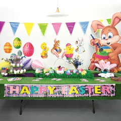 Banner Metálico Happy Easter - comprar en línea