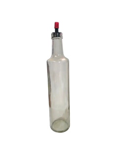BOTELLAS DE ACEITE 500cc CRISTAL CILINDRICA - tienda online